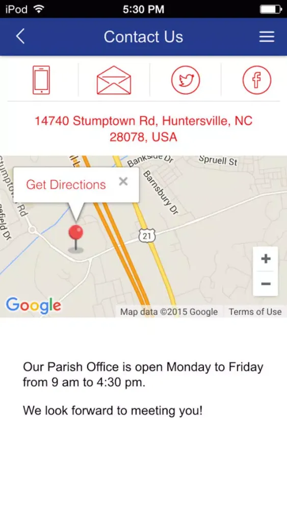St Mark Church Huntersville NC سکرین شاٹس
