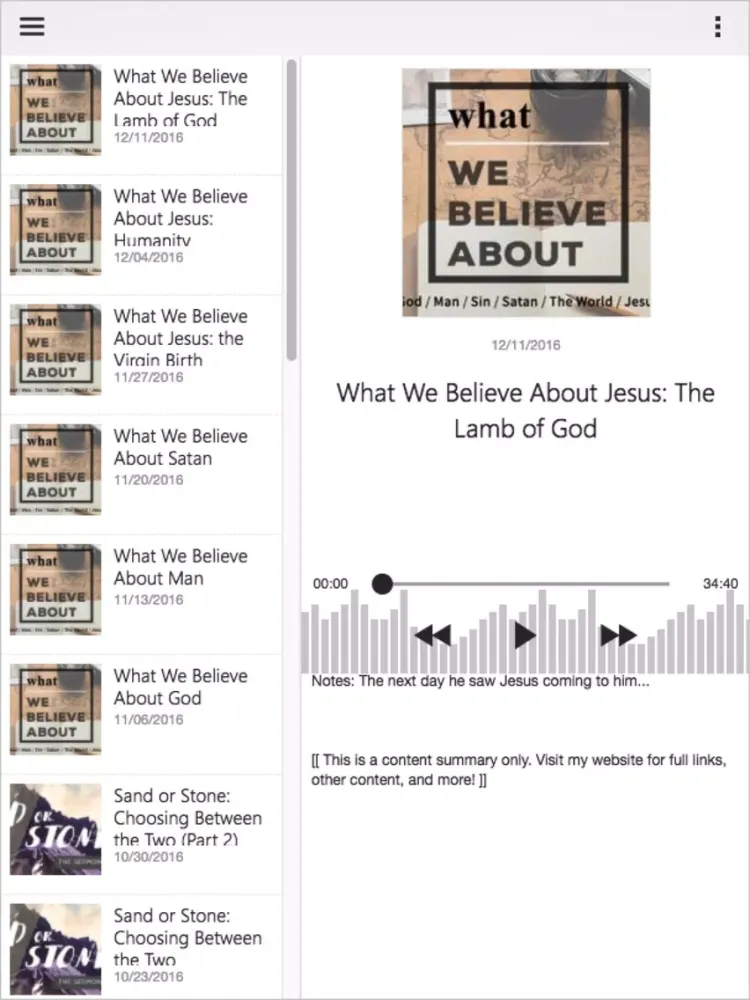 Remedy Church of Lodi iPad  Screenshots