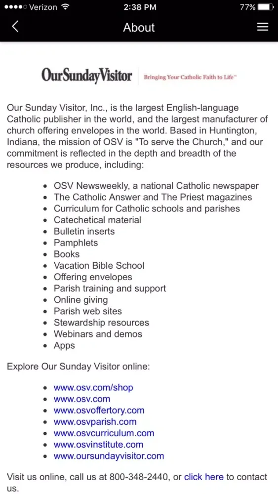 OSV Newsweekly سکرین شاٹس