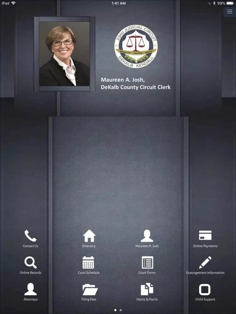 DeKalb County Circuit Clerk iPad  Ekran Görüntüleri