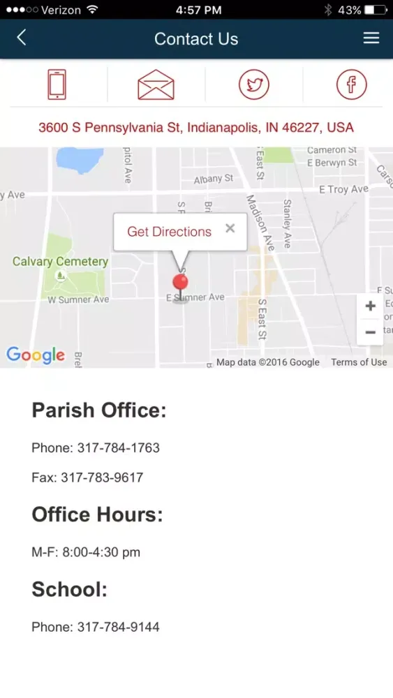 Capturas de pantalla de St Roch Indianapolis IN