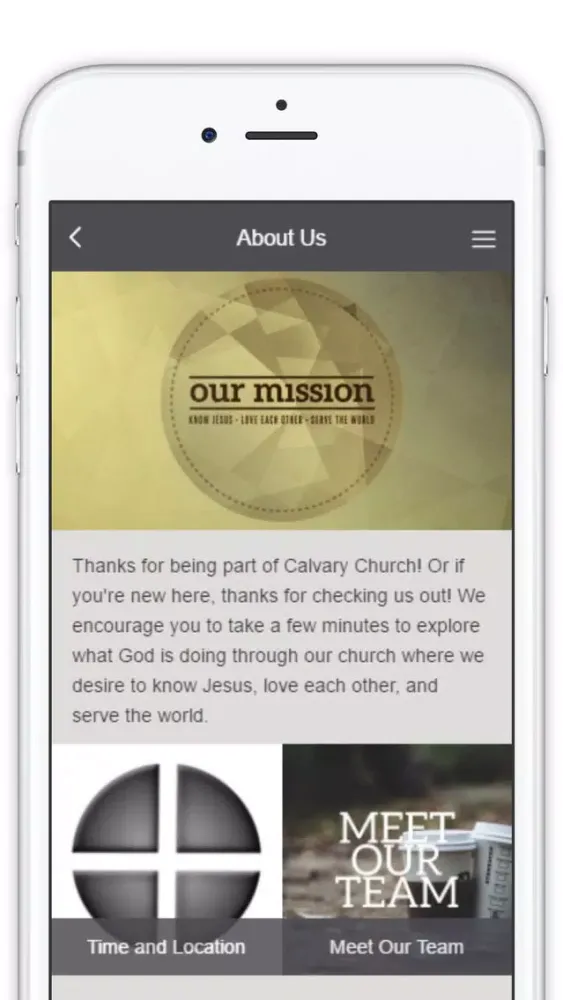 Lemont Calvary Church 스크린샷
