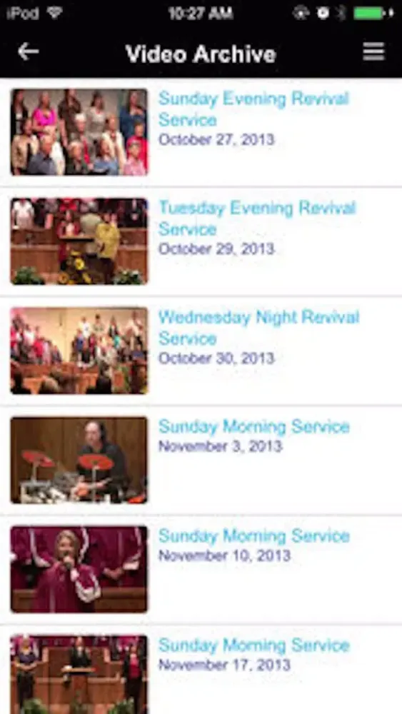 Zrzuty ekranu Philadelphia Baptist Church Pineville