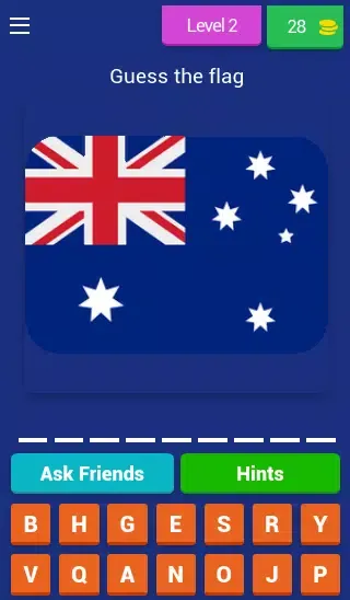 Guess The Flag - Flags Quiz স্ক্রিনশট