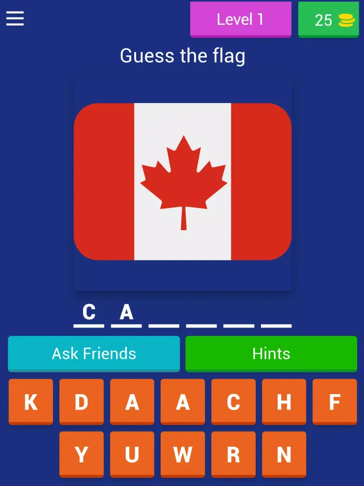 Guess The Flag - Flags Quiz স্ক্রিনশট