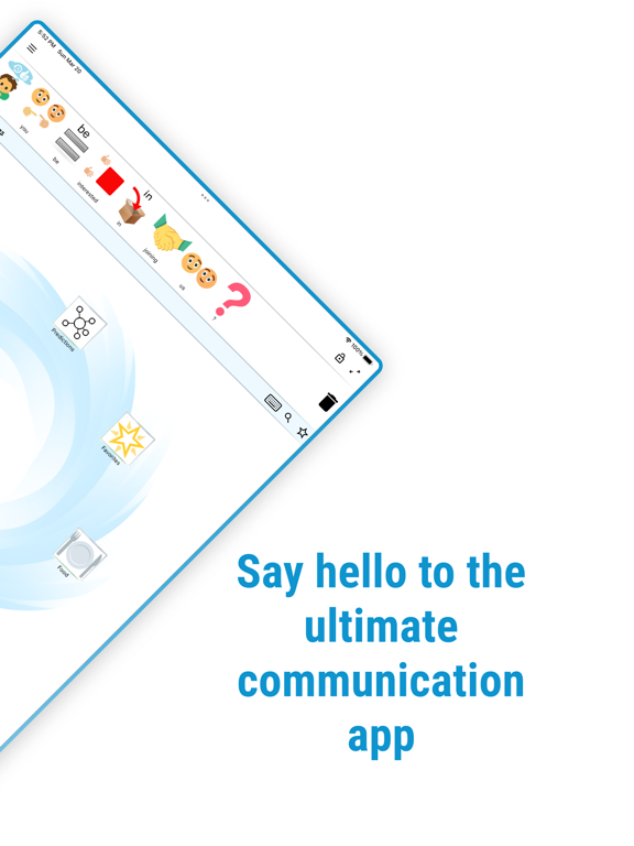 Screenshot di Speak My Mind - Smart AAC App iPad 