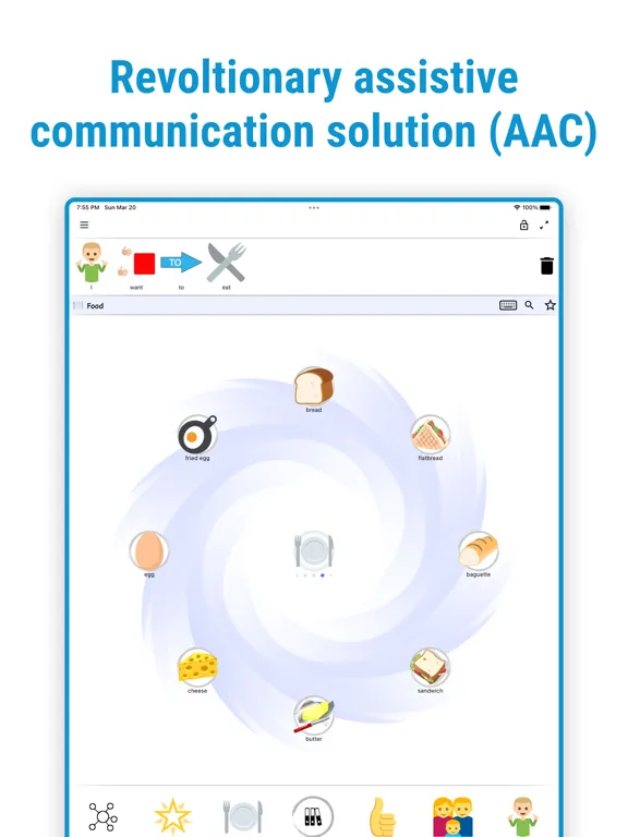 Speak My Mind - Smart AAC App iPad  スクリーンショット