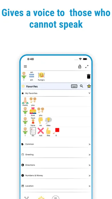 Speak My Mind - Smart AAC App スクリーンショット