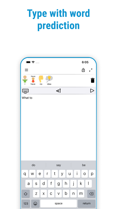 Screenshot di Speak My Mind - Smart AAC App