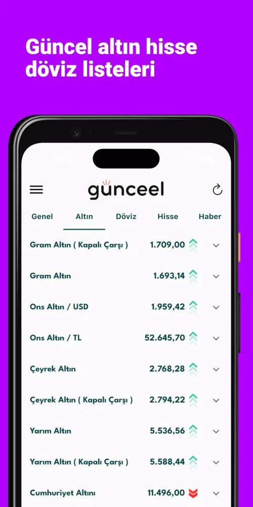 günceel altın borsa takip Ekran Görüntüleri