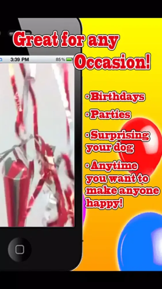 Capturas de tela do Party Poppin' Popper