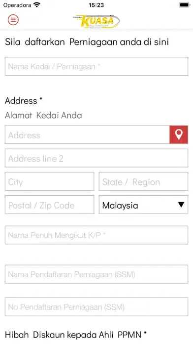 Ảnh chụp màn hình của E-biz P2P