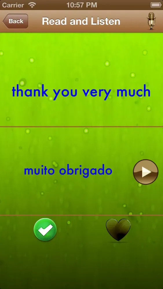 Learn Portuguese Phrases In Female Voice free Screenshots