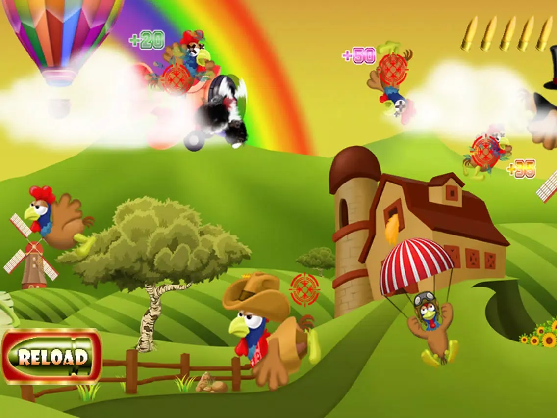 Capturas de tela do Chicken Hunter Cowboy iPad 
