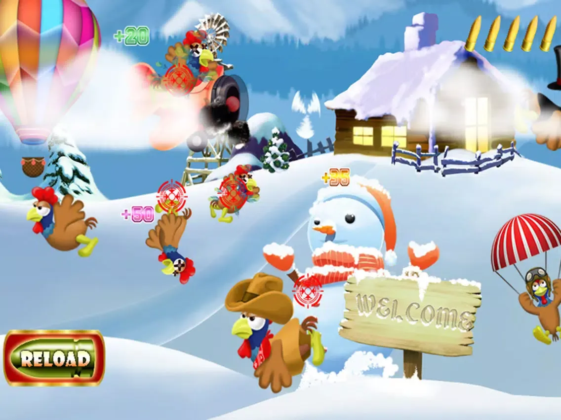 Capturas de tela do Chicken Hunter Cowboy iPad 