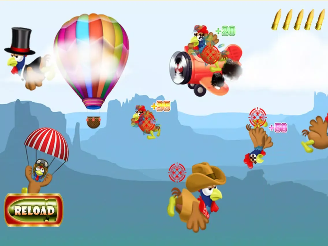 Capturas de tela do Chicken Hunter Cowboy iPad 