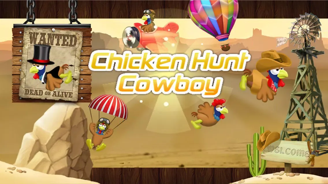 Capturas de tela do Chicken Hunter Cowboy