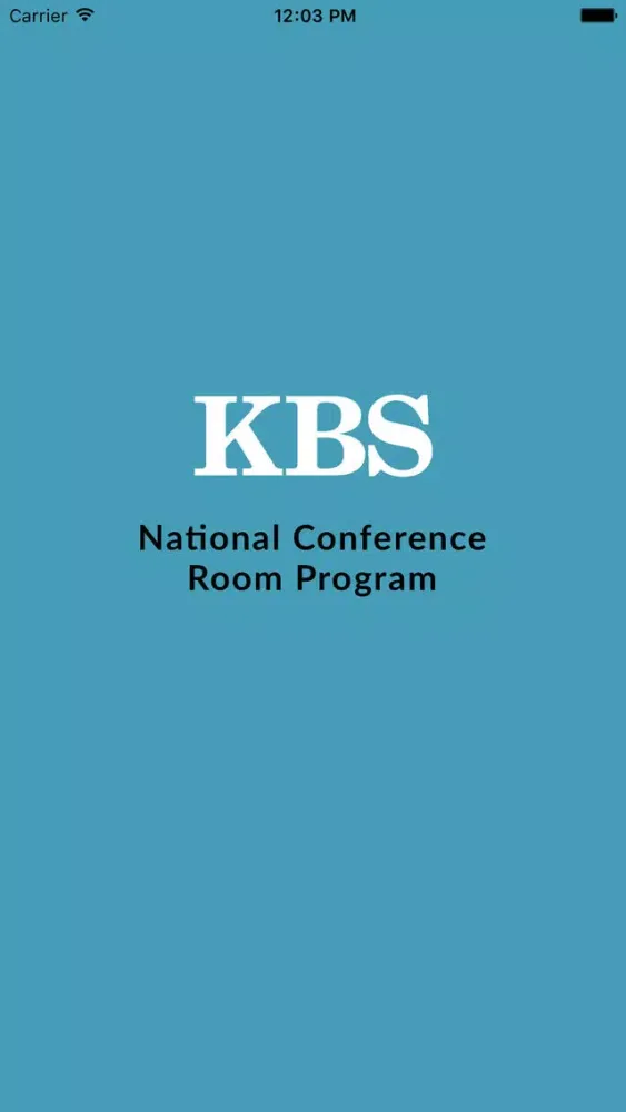 KBS National Conference Room Scheduling App Screenshots