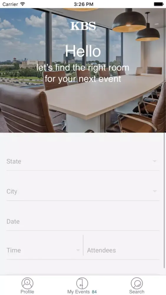 KBS National Conference Room Scheduling App Screenshots
