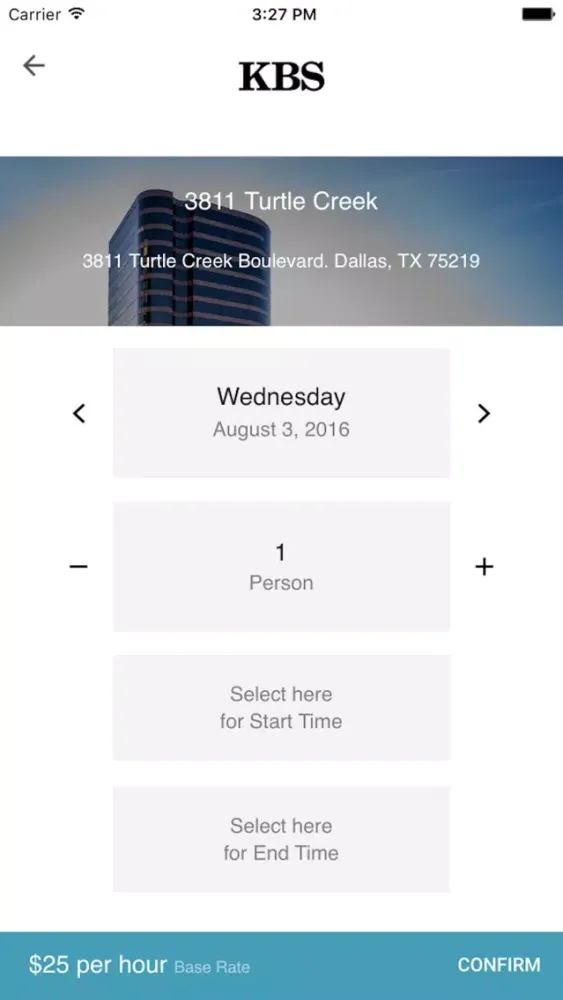 KBS National Conference Room Scheduling App Screenshots