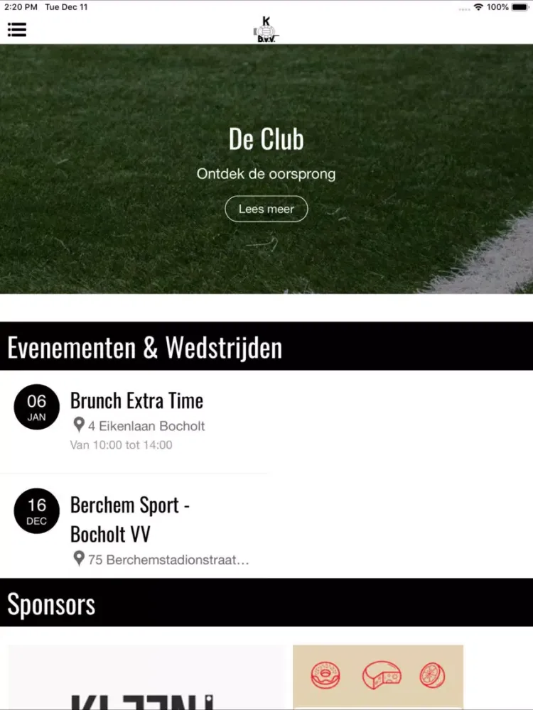 ภาพหน้าจอของ Bocholt VV iPad 