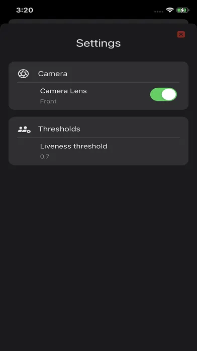 KBY-AI Face Liveness Detection Screenshots