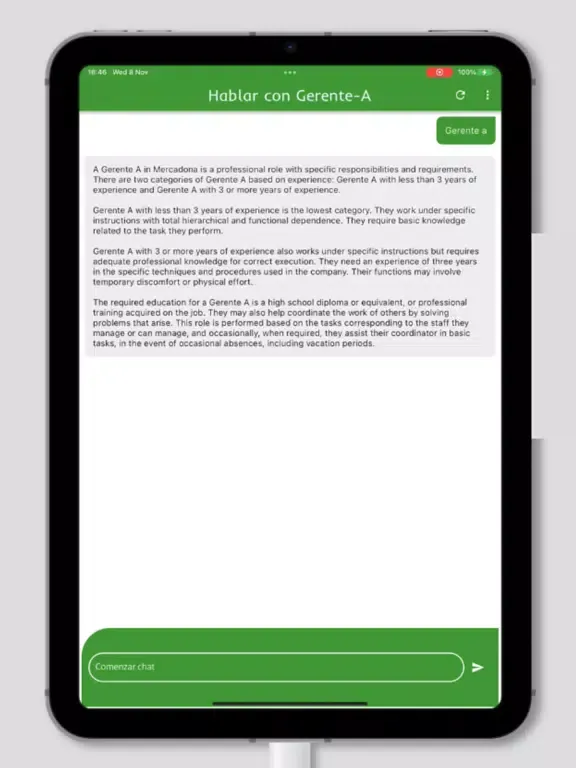 Gerente A iPad  স্ক্রিনশট