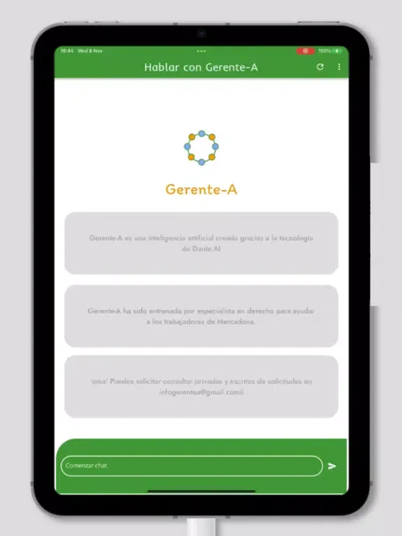 Gerente A iPad  স্ক্রিনশট