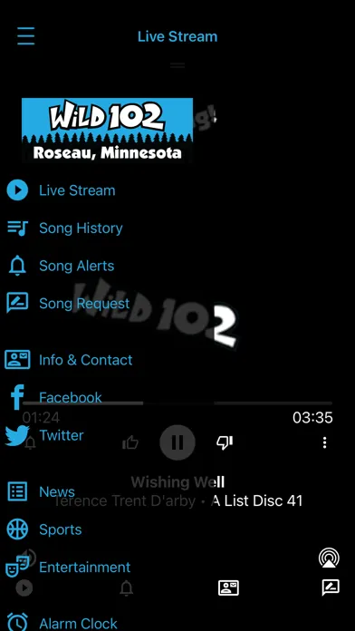 Wild 102 Radio應用截圖
