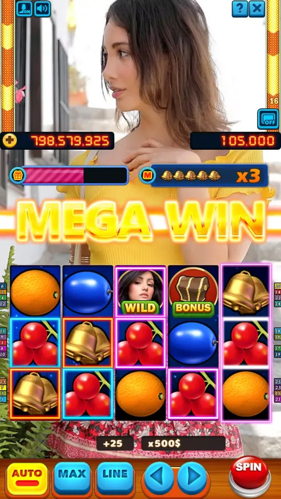 Tangkapan layar Bikini Model Casino Slots