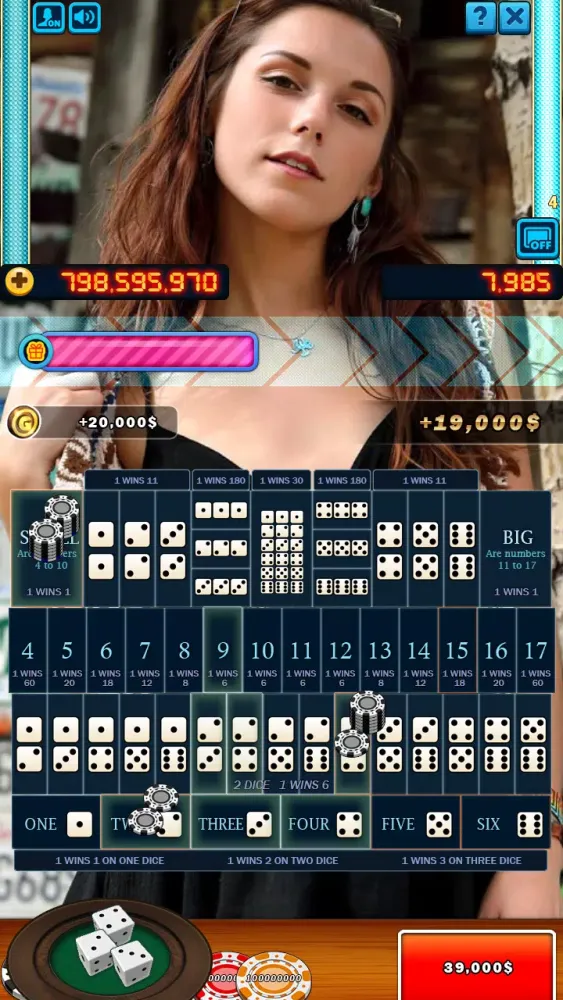 Tangkapan layar Bikini Model Casino Slots