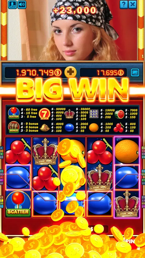 Tangkapan layar Bikini Model Casino Slots