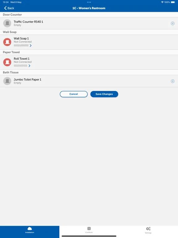 Onvation Installer iPad  Screenshots