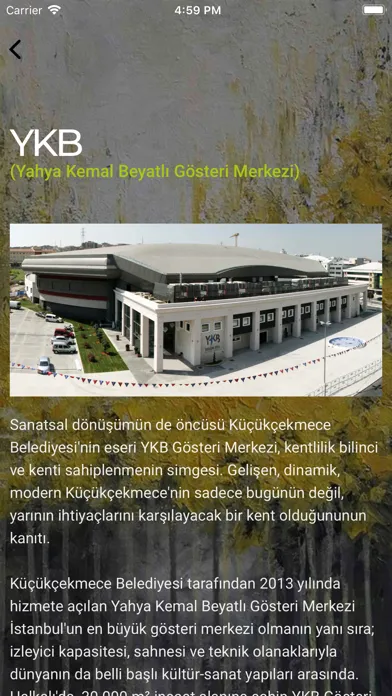 Tangkapan layar Kültür - Sanat Etkinlikleri