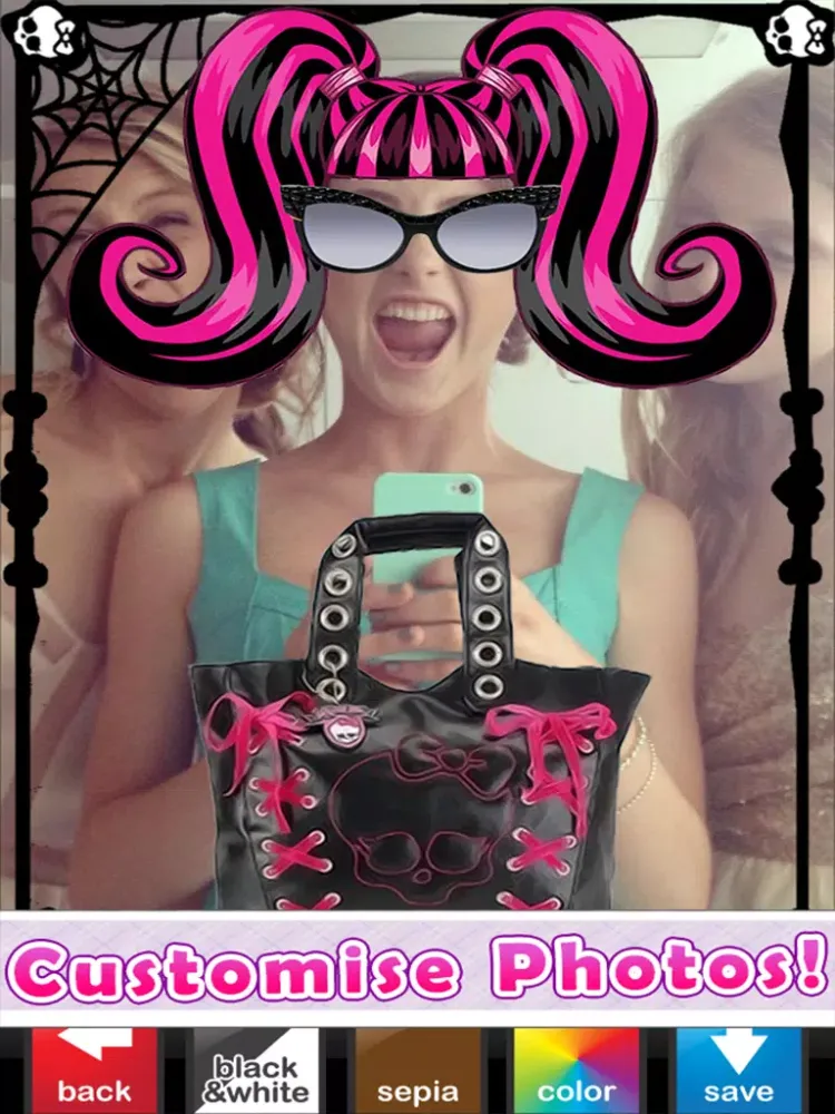 Monster Ghoul Photo Booth: Dress up, Photo Frames & Selfie Editor for Girls iPad  スクリーンショット