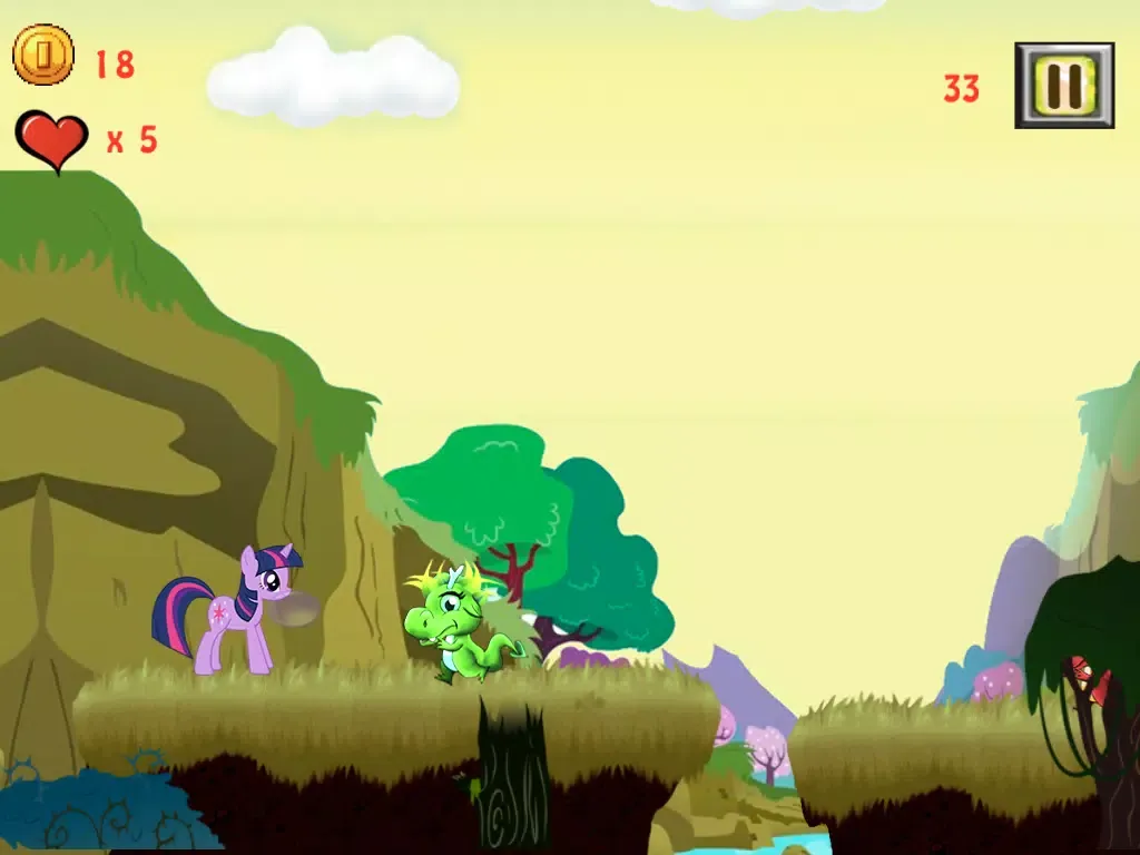 Unicorn vs Dragon: Journey to Magic Rainbow Valley iPad 應用截圖