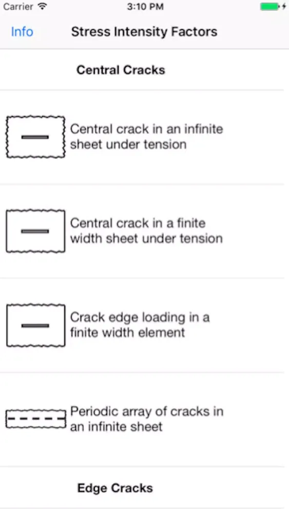 Stress Intensity Factors スクリーンショット