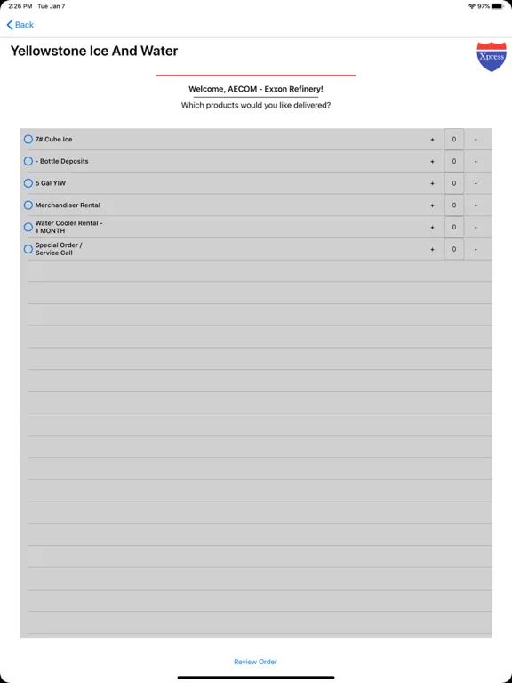 RouteMan Xpress iPad  Screenshots