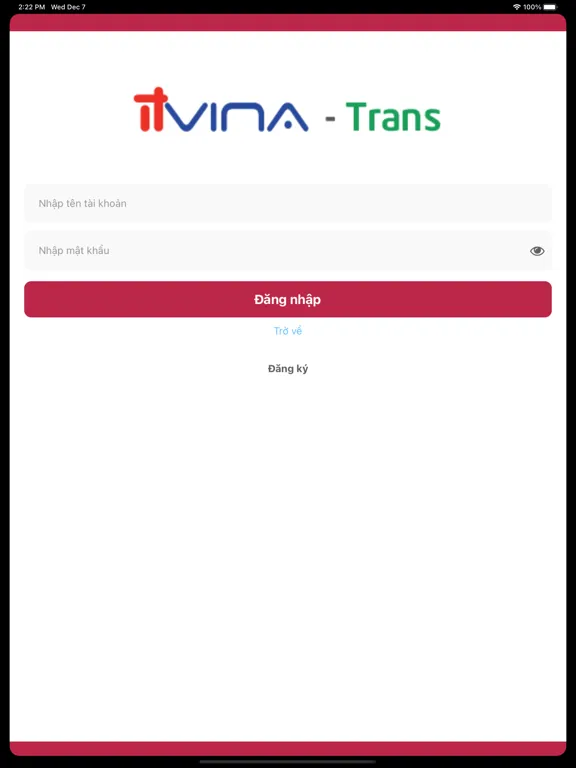 Zrzuty ekranu KCS ITVINA Trans iPad 