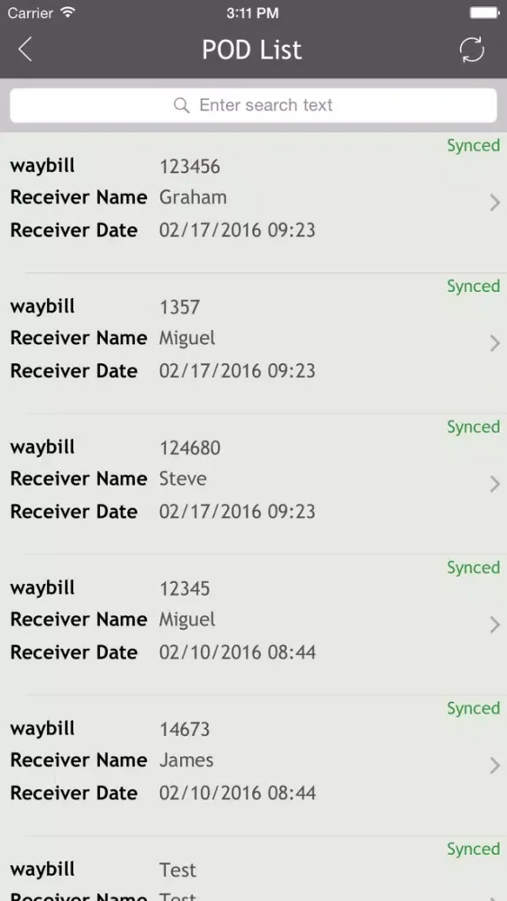 Capturas de pantalla de FA – Freight App