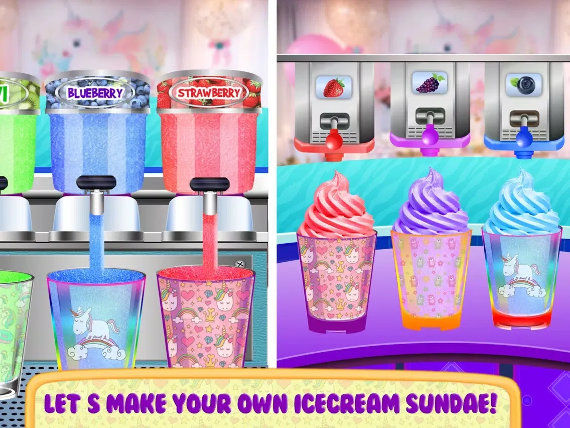 Tangkapan layar Unicorn Food Party Cake Slushy iPad 