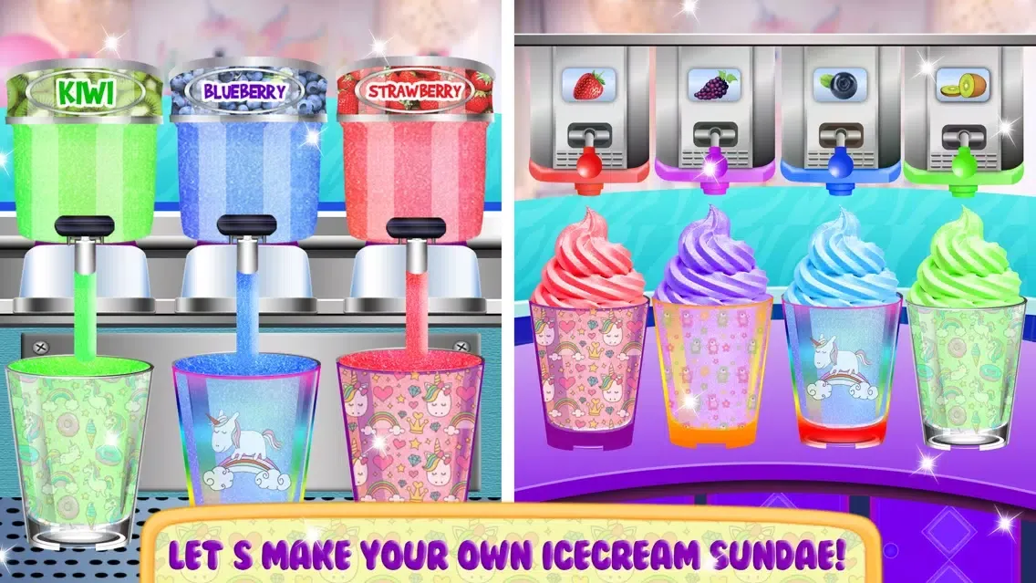 Tangkapan layar Unicorn Food Party Cake Slushy