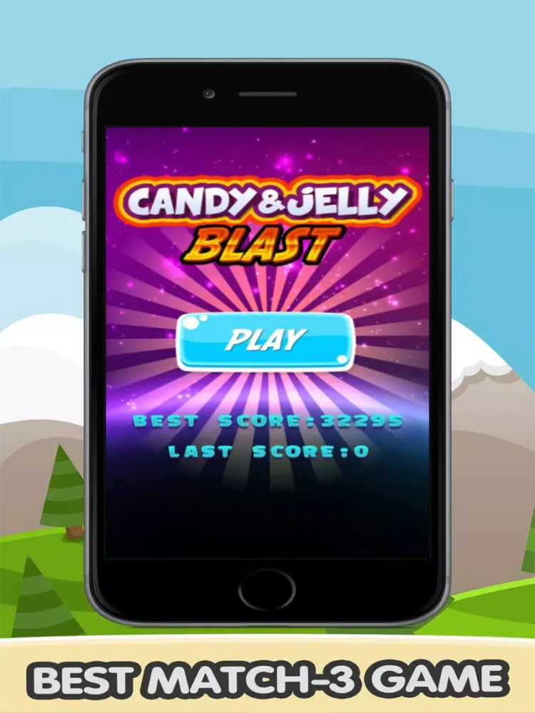 Ảnh chụp màn hình của Candy and Jelly Blast - Match 3 Game iPad 