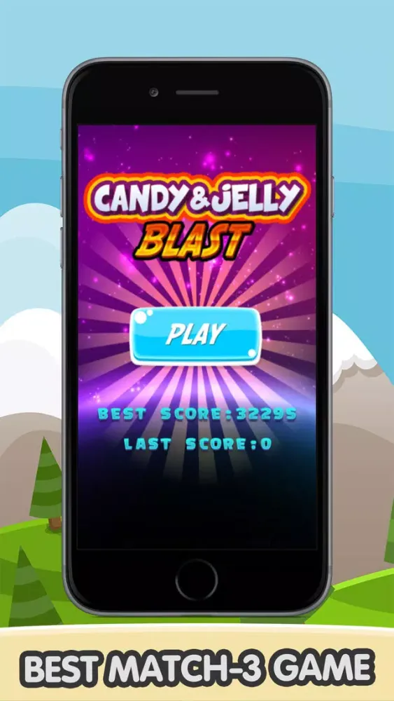 Ảnh chụp màn hình của Candy and Jelly Blast - Match 3 Game