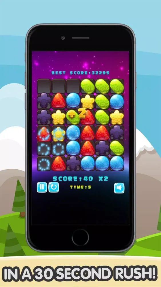 Ảnh chụp màn hình của Candy and Jelly Blast - Match 3 Game