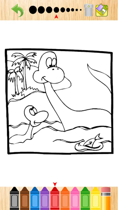 Screenshot di Kids Coloring Book Dinosaurs HD