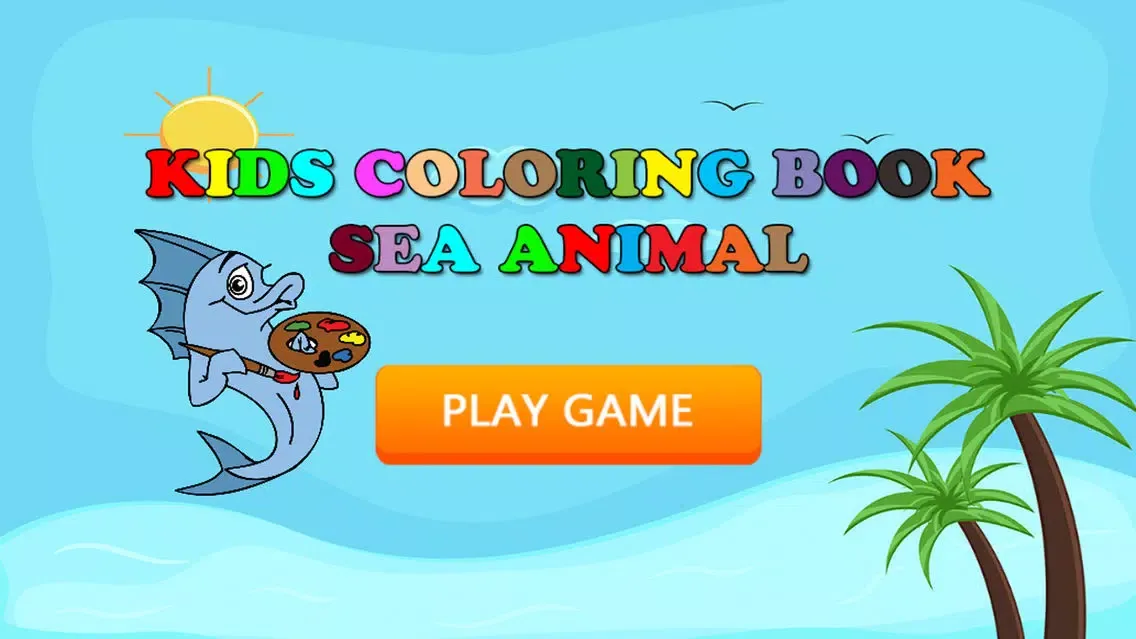 Capturas de pantalla de Kids Coloring Book - Sketch Cartoon Sea Animal Painting for Fun