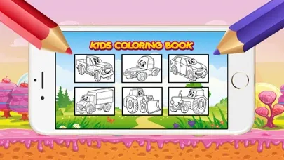 Capturas de pantalla de Free Coloring Book for Kids - Cartoon Car
