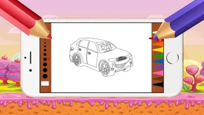 Capturas de pantalla de Free Coloring Book for Kids - Cartoon Car