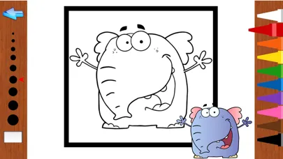 Free Kids Coloring Book - Cute Cartoon Learning For Fun سکرین شاٹس